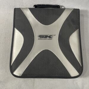 Vintage Soundkase 100 Disc DVD CD Album Case Holder Soft Black Binder Booklet